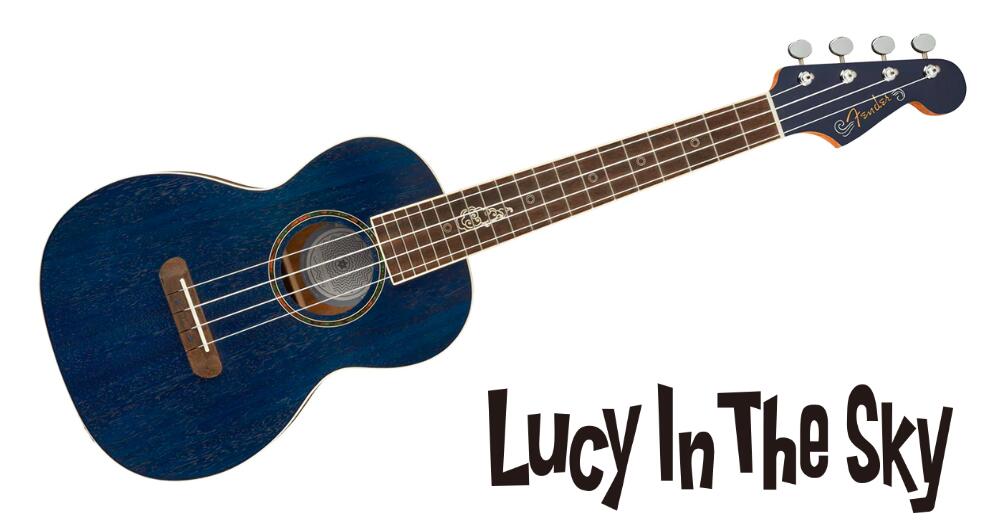 Fender(フェンダー)テナーウクレレDhaniHarrisonUkeSapphireBlue