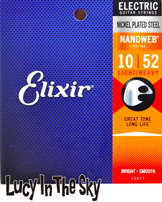 Elixir(エリクサー)エレキ弦NANOWEBLightHeavy#120778［.010-.052］