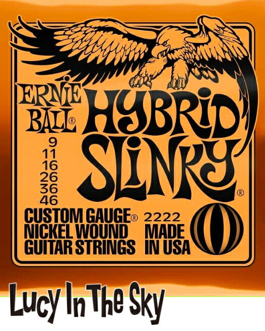 ERNIEBALL(アーニーボール)エレキ弦HybridSlinky#2222［.009-.046］