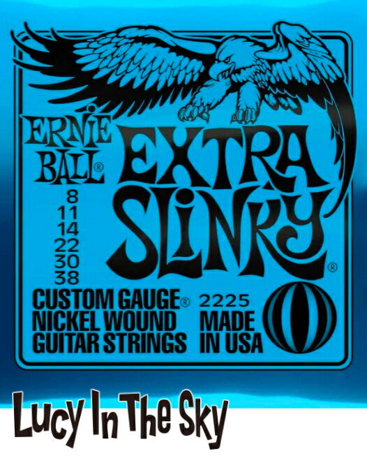 ERNIEBALL(アーニーボール)エレキ弦ExtraSlinky#2225［.008-.038］
