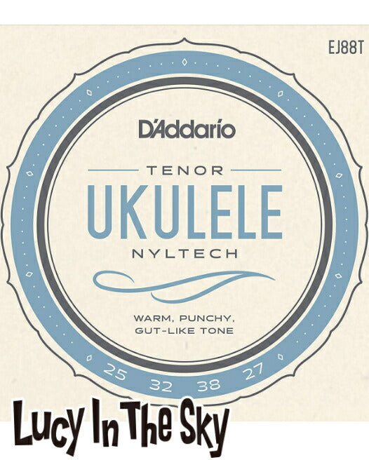 D'Addario（ダダリオ）ウクレレ弦（テナー）#EJ88T［.025-.038］