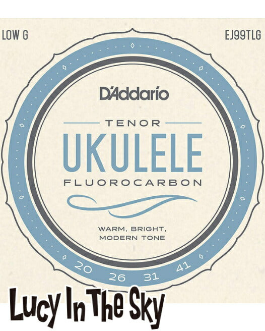 D'Addario（ダダリオ）ウクレレ弦（テナーLOW.G）#EJ99TLG［.0205-.0413］